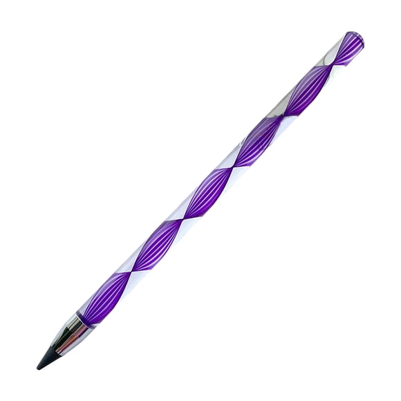 5Pcs Acrylic Infinite Writing Pencil! Fufafayo Infinite Writing Pencil, Acrylic Multicolor Eternal Pencil for Artists, Metal Tip Unlimited Pencil for Drawing, Erasable Inkless Pencil for Students,