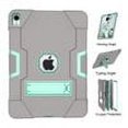 thumbnail image 4 of New iPad Pro 11 inch Tablet Case 2018 SOATUTO Heavy-Duty Drop-Proof and Shock-Resistant Rugged Hybrid case with Built-in Stand for Apple iPad Pro 11" Tablet (Gray/Green), 4 of 7