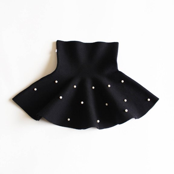 ATOGUTA Youth Girls Skirts Fall Winter Stretch Mini Flared Pleated Skater Skirt Size 3T-13, Black