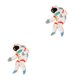 thumbnail image 3 of Sonducket Astronaut Brooch Fashion Accessory Clothing Pin Enamel Brooches Cartoon Gift Jewelry Ornament Lapel Crafts Pins Exquisite Como se muestra 2Conjunto, 3 of 6