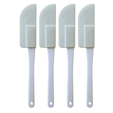 Chef Craft Set of 4 Flexible Rubber Mini Scraper, Spatula