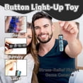thumbnail image 2 of 2 Pack Keyboard Fidget Keychain with LED Lights, 4-in-1 Stress Relief Clicker Toy, Keyboard Button Finger Clicker for Anxiety Relief, Sensory Decompression Toy for Kids & Adults (Transparent), 2 of 7