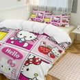 Hello Kitty Bedding Duvet Cover Full Size 1 Duvet Cover with 2 Pillow