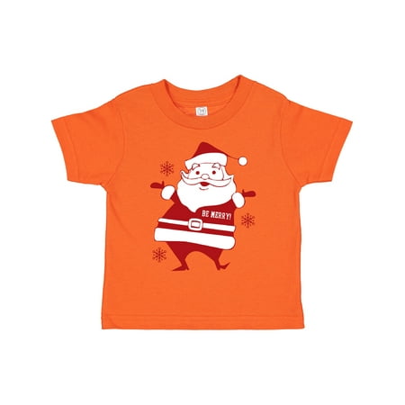 

Inktastic Be Merry Santa Gift Toddler Boy or Toddler Girl T-Shirt