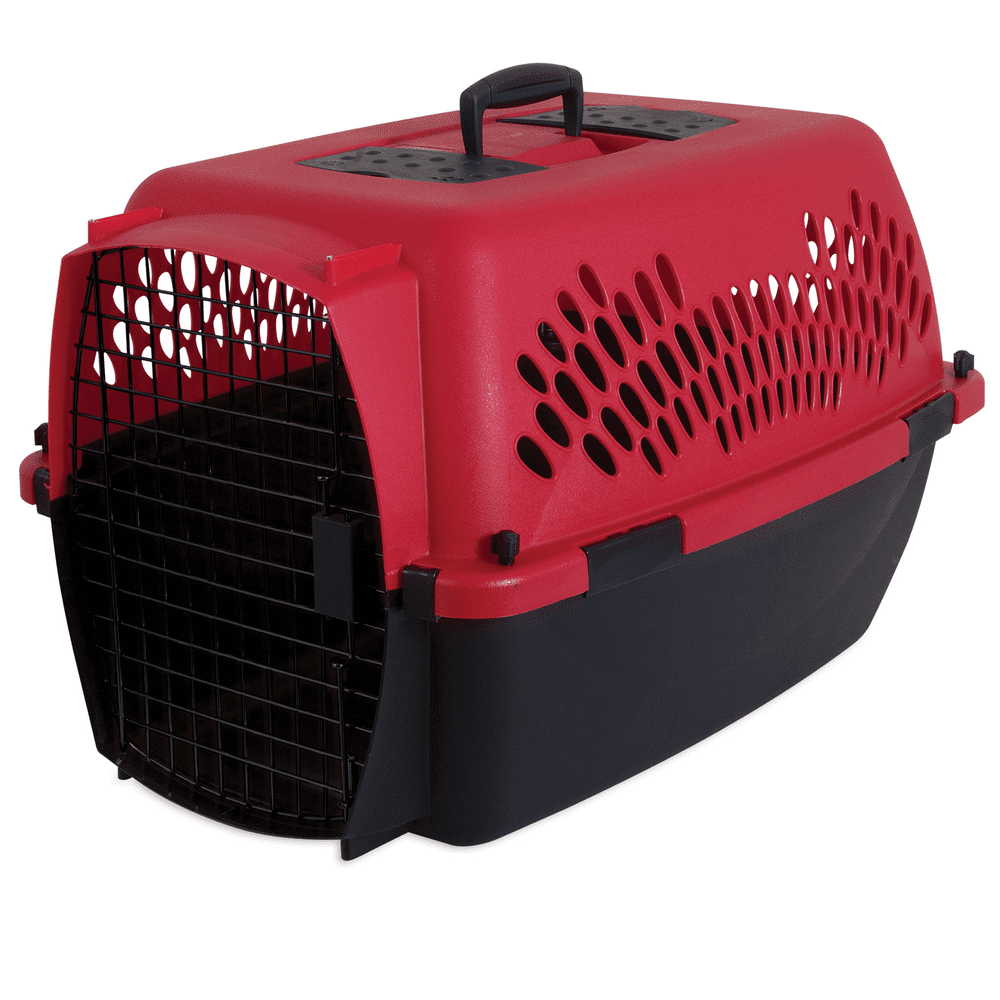 Aspen Pet Pet Porter Fashion Dog Kennel, Red, 26"L