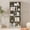 Light ivory (vertical grain paper), variant on 5-Tier Bookshelf, 71 inch Tall Bookcase, Open Storage Shelf with Anti-Tip Design, for Living Room Office Bedroom, Easy Assembly