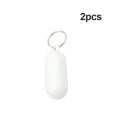 thumbnail image 3 of Anillo de llavero flotante Figuración secundaria anti-perdida Peso ligero sólido Llavero de color brillante para la navegación surfeando deportes al aire libre White2pcs Eigraketly OD019474-03, 3 of 7