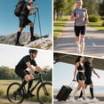 thumbnail image 6 of CAMBIVO Compression Socks for Women & Men, 2 Pairs 20-30 mmHg Knee High Graduated Compression Socks for Nurses, Travel, Flying, Running, Long Shifts, Black, 6 of 7