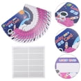 thumbnail image 2 of Miangastore 100 Pcs Scratch Off Cards Festival Wish Cards Cartoon Scratch-off Card with Film, 2 of 8