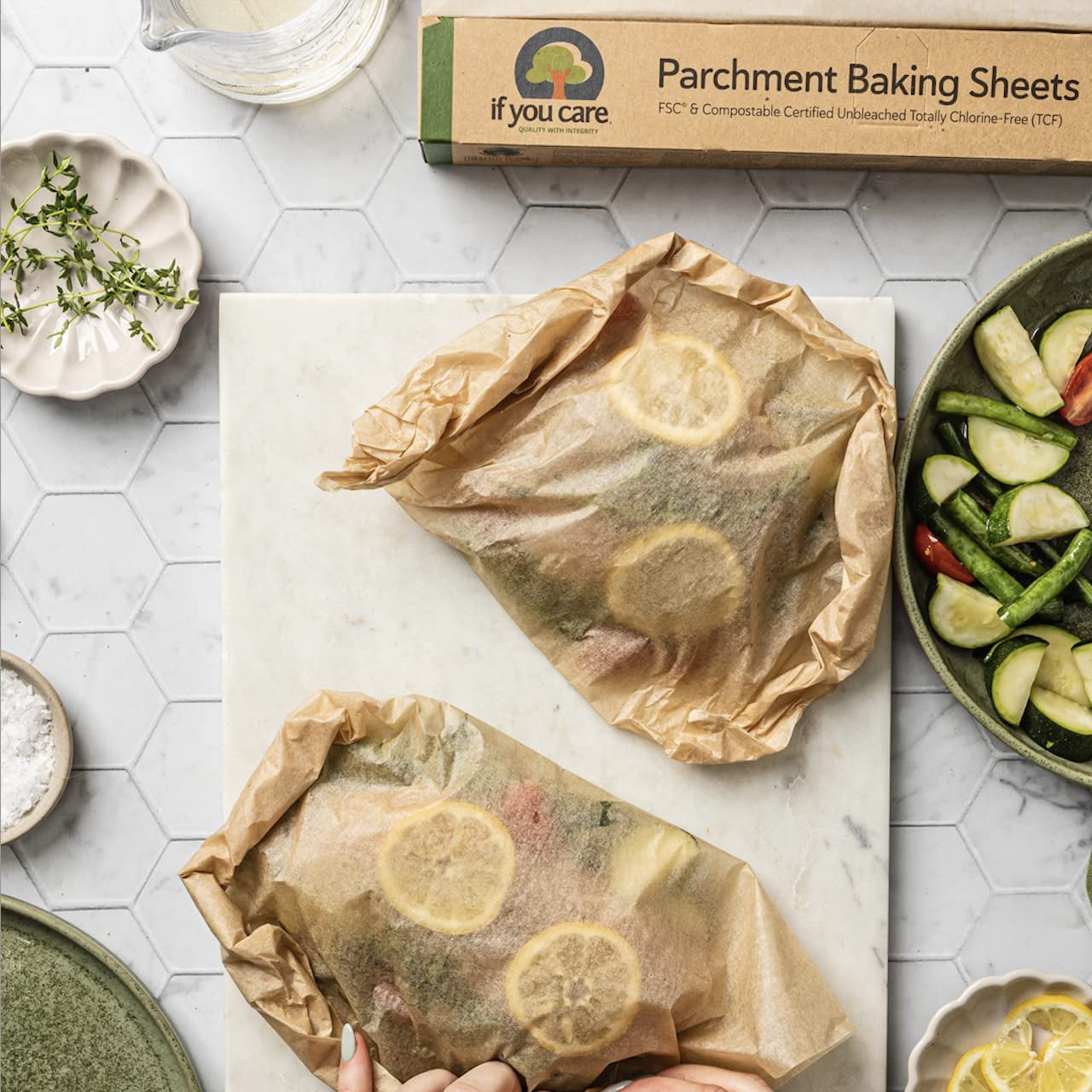 If You Care Parchment Paper Baking Sheets  12 Pack of 24-Count Precut Liners - Unbleached, Chlorine Free, Greaseproof, Silicone Coated  Standard Size  Fits 12.5 x 16 Pans