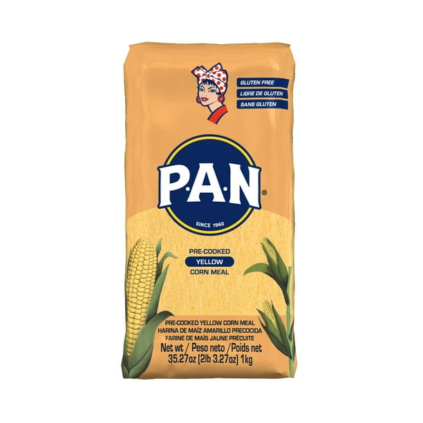 PAN PreCooked Yellow Corn Meal, 5 lbs. Flours