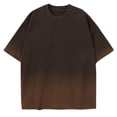 thumbnail image 1 of Shirts for Men, Mens Summer New Ice Silk Loose Gradient T-shirt, 1 of 2