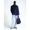 thumbnail image 2 of Free Assembly Men's Heavyweight Denim Shirt with Long Sleeves, Sizes S-2XL, 2 of 6