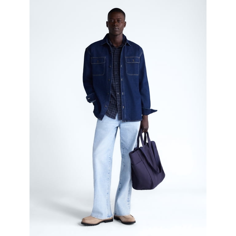 Free Assembly Men's Heavyweight Denim Shirt photo 2