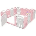 thumbnail image 3 of Patiojoy Foldable Baby Playpen 14-Panel Kids Activity Center Play Yard with Music Box, 3 of 5