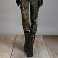 thumbnail image 3 of Women's Christmas Leggings High Waisted Winter Workout Pants Tummy Control Santa Claus Print Gym Legging Tights, 3 of 4