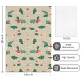 thumbnail image 2 of 6 Pcs Funny Kitchen Towels,Beige Christmas Holly Pattern Microfiber Dish Towels,Kitchen Tea Towels,Kitchen Towel Set (18" X 26"), 2 of 7