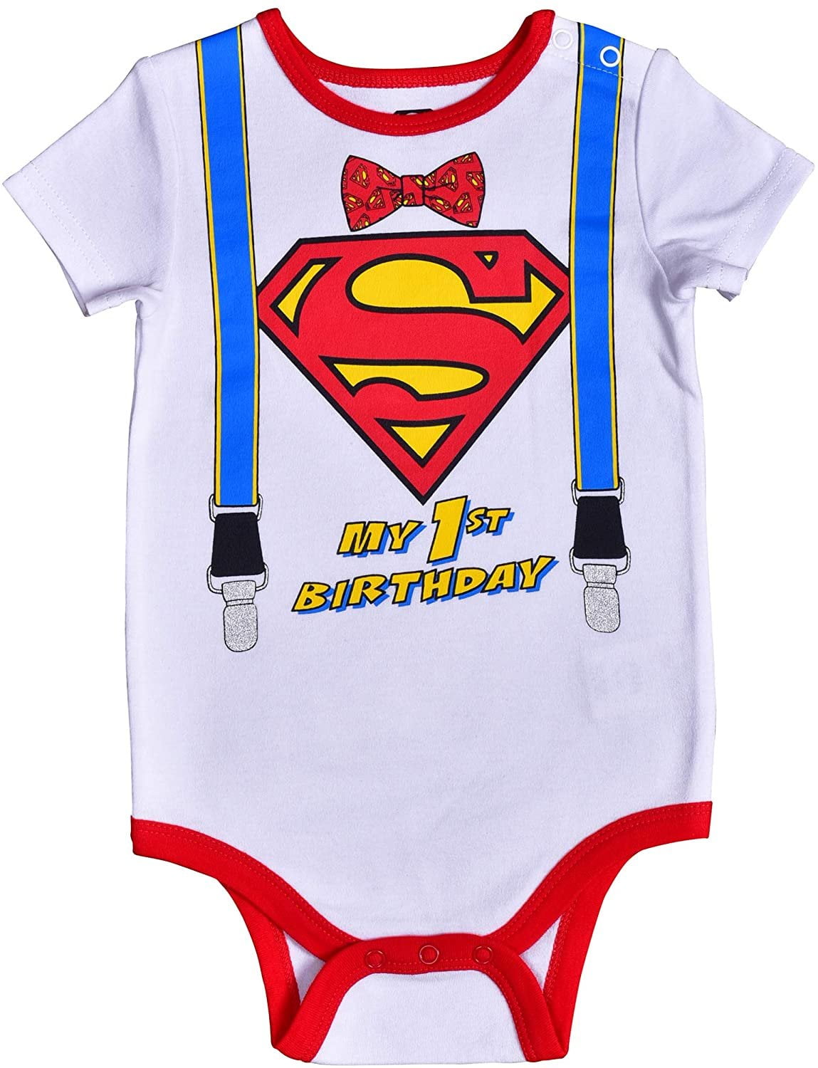 Superman Costume Inspired baby  Bodysuit *fee shipping 