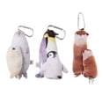 thumbnail image 5 of Plush Doll Keyrings Mother and Children Animal Pendant Keychain Seal/Penguins/Otters Key Chain Versatile Bags Accessory, 5 of 8