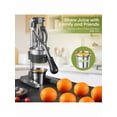 thumbnail image 4 of XX Orange Juicer Squeezer, Cast Iron Lemon Squeezer, Commercial Citrus Juicer Hand Press For Orange, Lemon, Pomegranate, Easy To Clean Citrus Squeezer With A Stainless Steel Cup, Grey, 4 of 8