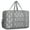 Grey-1, variant on For Spirit Airlines Personal Item Bag 18x14x8 Inch, Boho Weekender Travel Bag, Foldable Travel Duffel Bag Underseat Carry on Bag with Luggage Sleeve for Women and Men 30L