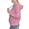 thumbnail image 2 of Lsque Glitter Pattern Casual Women's Hoodie,Hooded Sweatshirt with Kangaroo Pocket,Pullover Hoodie with Eye-catching Drawstrings-X-Large, 2 of 7