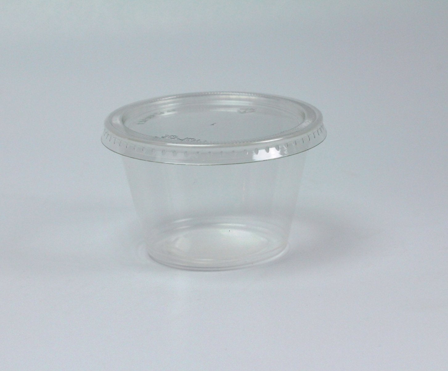 5.5 Oz 100 Set Disposable Plastic Jello Shot Cups With Lids Souffle Portion Cup for sale online 