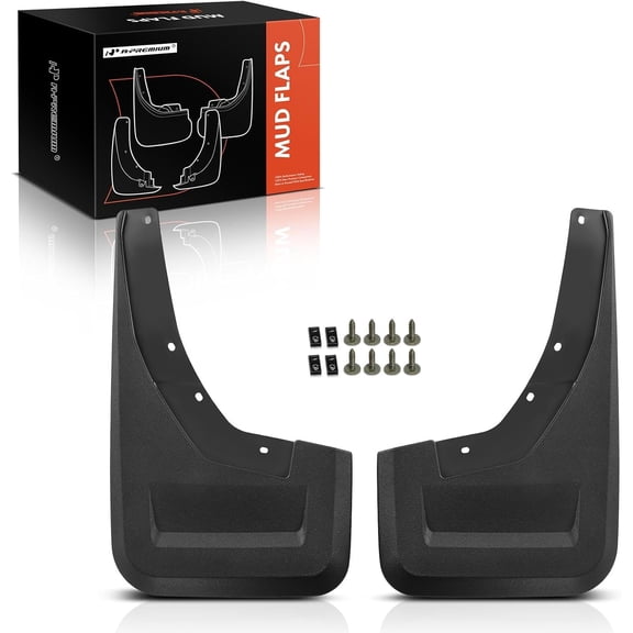A-Premium Set of 2PCS Mud Flaps Splash Guards Mudflaps Mudguards with Hardware Kits Compatible with Ram 1500 TRX 2021 2022 2023, Rear (Driver and Passenger Side)