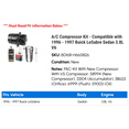 thumbnail image 2 of A/C Compressor Kit - Compatible with 1996 - 1997 Buick LeSabre Sedan 3.8L V6, 2 of 2