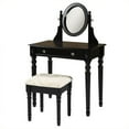 thumbnail image 1 of Linon Lorraine Wood Vanity Set in Black, 1 of 21