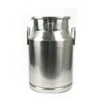thumbnail image 3 of Fichiouy 30L Stainless Steel Can Milk Wine Pail Bucket Tote Jug Canister with Sealed Lid Silver, 3 of 9