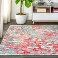 thumbnail image 5 of JONATHAN Y CONTEMPORARY POP 4 x 6 Area Rug, Modern Abstract - Blue/Red, CTP108B-4, 5 of 12
