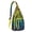 Yellow-12, variant on Rainbow Zebra Print Sling Bag - Colorful Abstract Zebra Stripes Crossbody Backpack for Women & Men, Modern Fashion Shoulder Bag (Cute Cartoon Zebra Pattern, Water-Resistant & Lightweight)