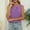 Purple, variant on Fznquz Summer Women's Tank Tops Work Dressy Tank Top Gray 2026 Keyhole Neck Linen Women Tops