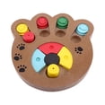 thumbnail image 1 of juguete interactivo multifuncional de madera con tratamiento para cachorros, ideal para perros y gatos., 1 of 6