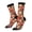 3 Black, variant on cute record music Skull Print Adult Socks for Men & Women,Calf Socks, Ankle Socks,Boots Socks,Breathable Casual Sock,Unisex Crew Socks
