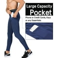 thumbnail image 5 of ZDCGT Compression Pants Men Running Tights Leggings with Pockets Athletic Workout Gym Pants 2 Pack Black,M, 5 of 7