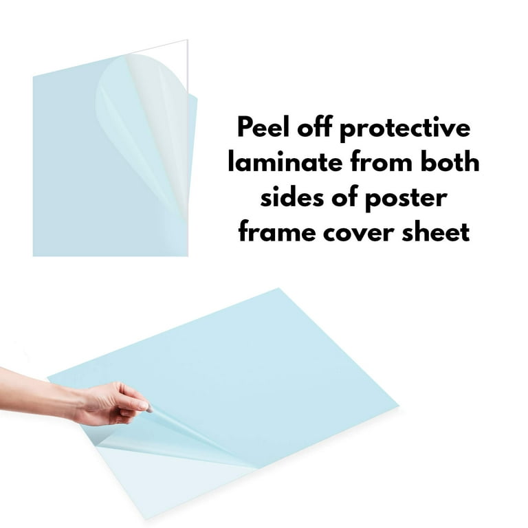 Clear, Thin, Flexible Plastic Sheet 24x36 PET Alternative for