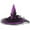 H-Purple1206, variant on FEIFLY Women Halloween Witch Hat Spellbinding Accessory For Witchy Party Performances & Holiday Solid Color Festival Clothing