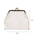 thumbnail image 2 of Bolsa de hombro transparentes de PVC para mujer hebilla de Clip monedero transparente para teléfono cruzados JShteea Para Estrenar, 2 of 9