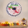 thumbnail image 3 of Decoración de Halloween hecha a mano, calendario de Adviento de madera, señal de cuenta atrás para decoración festiva del hogar, 3 of 4