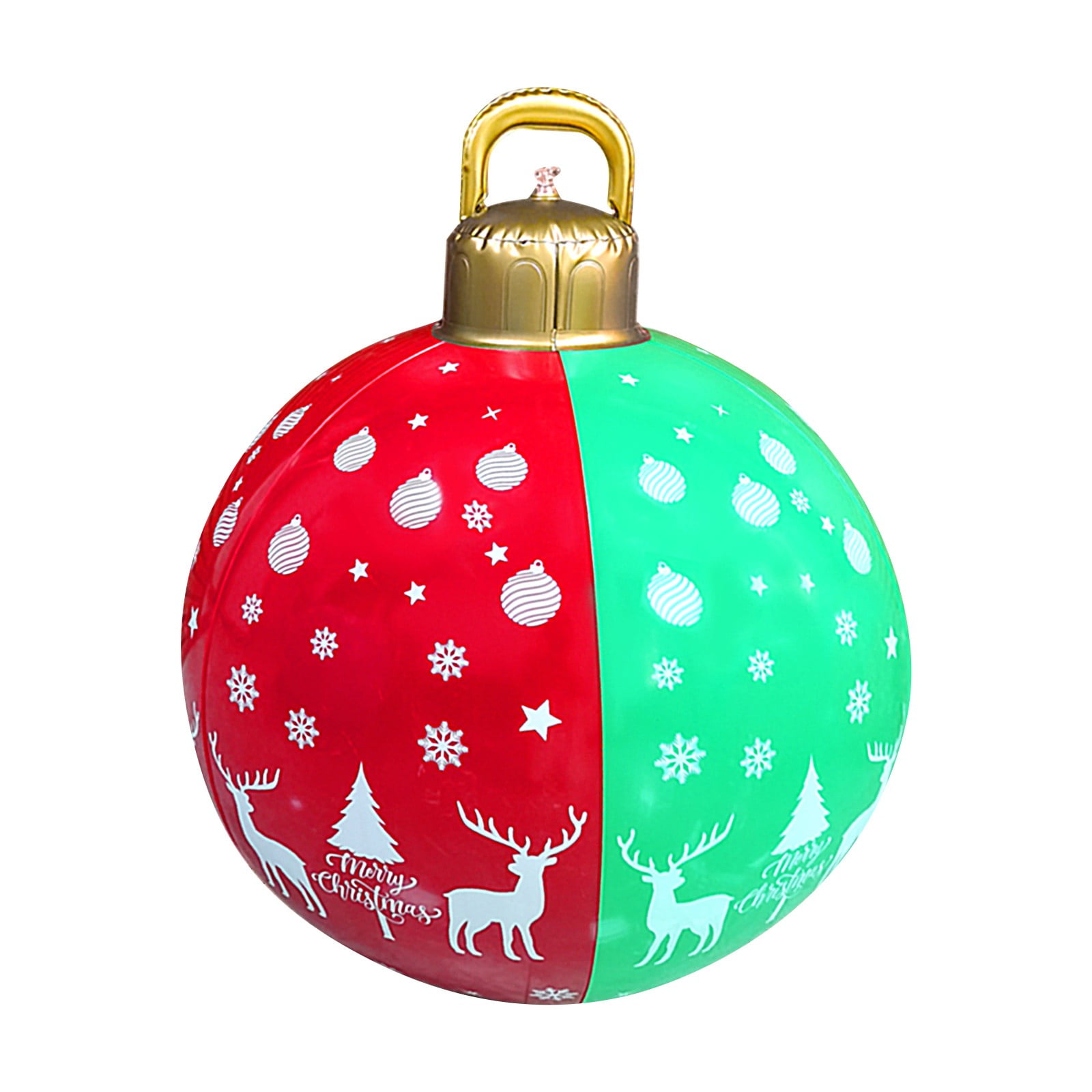 24 Inch Giant Christmas PVC Inflatable Ball Outdoor Ornament Inflatable