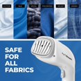 thumbnail image 3 of RAINBEAN Handheld Garment Steamer for Clothes,1400W Wrinkle Remover, Blue/White, 3 of 9