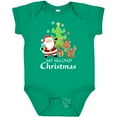 thumbnail image 3 of Inktastic My 2nd Christmas with Santa Reindeer and Tree Boys or Girls Baby Bodysuit, 3 of 5