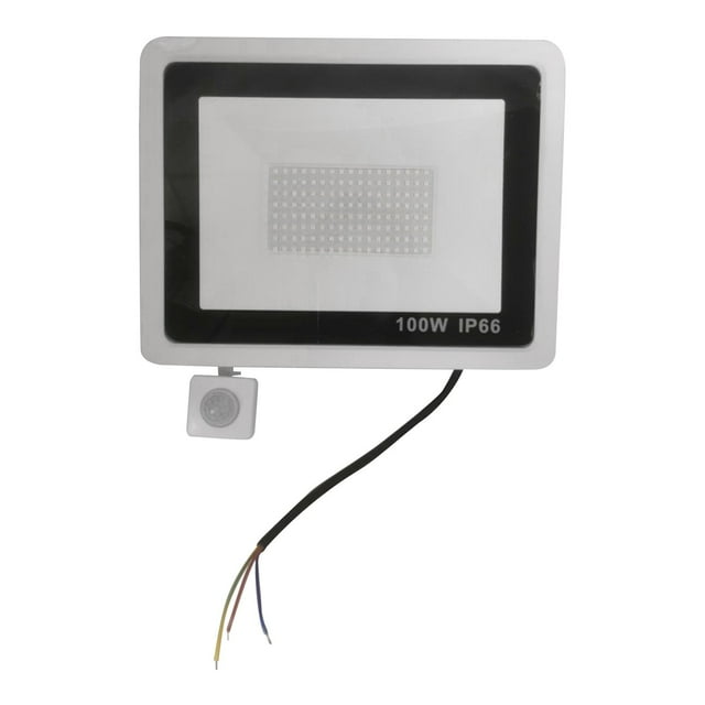 Luz de inundación de del sensor de 100W Blanco Gloria luces de inundación