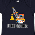 thumbnail image 4 of Inktastic Little Brother Construction Truck Boys Boys Baby Bodysuit, 4 of 5
