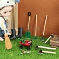 thumbnail image 4 of 1 Set Mini Dollhouse Garden Tools Decoration Dollhouse Herramientas de agricultura para DIY, 4 of 5