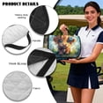 thumbnail image 6 of Xoenoiee Highland Cattle Flower Print Golf Cart Seat Covers, Soft Comfortable Golf Cart Seat Towel Blanket for EZGO, Yamaha, Club Car and Other 2-Seat Golf Carts, 51.18" x 30.31", 6 of 6
