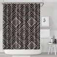 thumbnail image 2 of 84" x 72" Symmetrical Nordic Bohemian Shower Curtain Waterproof Polyester Quick-Dry with Hooks, 2 of 5