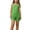 A105 Green, variant on Tween Cami 2 Piece Set Slim Fit Sleeveless Tank Top and Mini Shorts Athletic Workout Gym Yoga Sporty Outfits, 4T-15Y